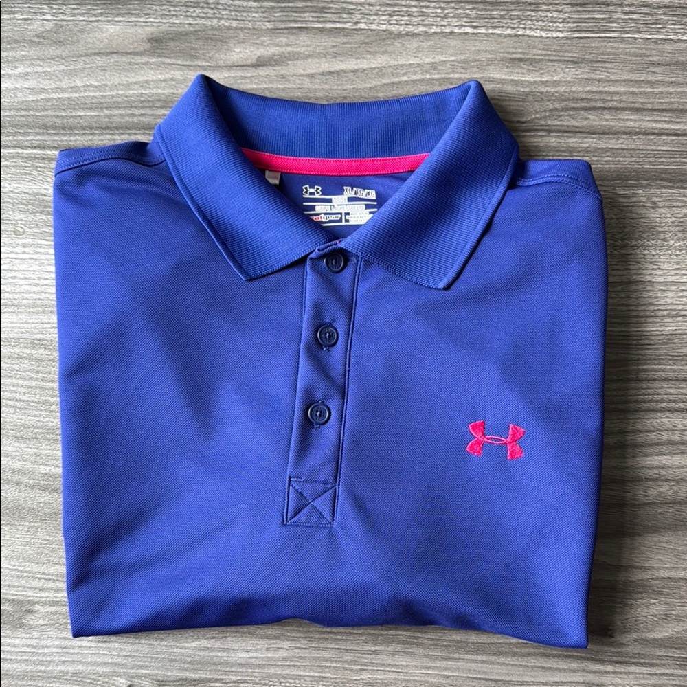 Under Armour Men's Blue Polo Shirt - XL
